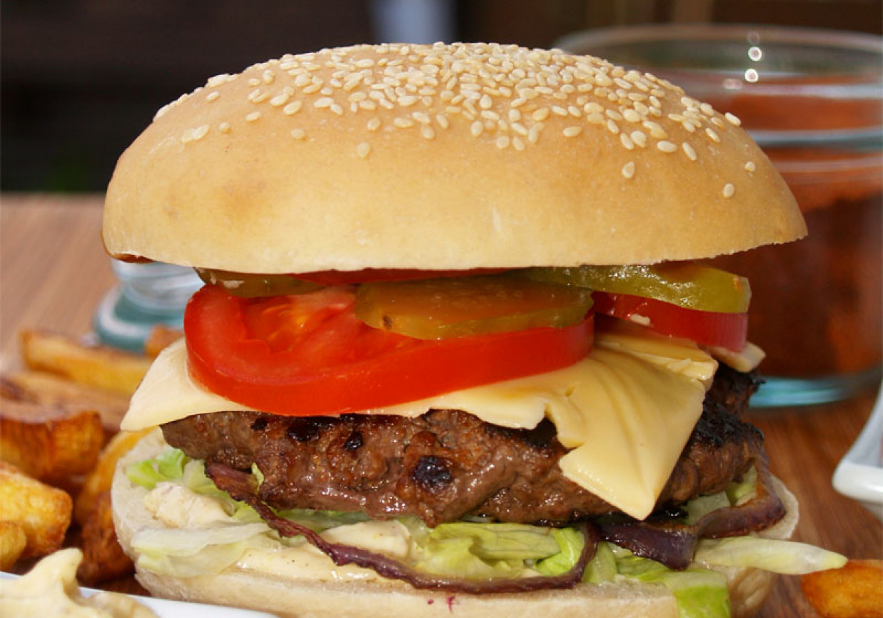 Burger - amerykański klasyk foto