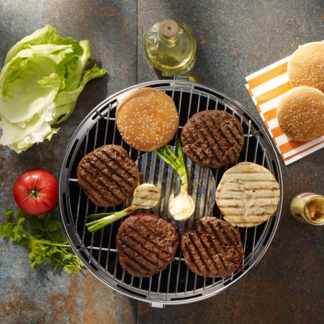 Krok 4 - Burger domowy z dipem czosnkowym foto
