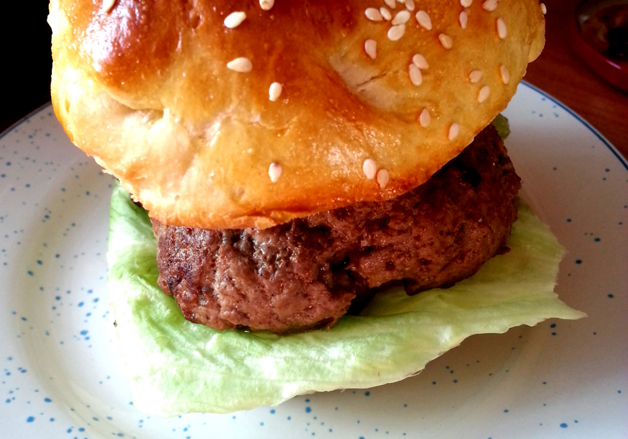 Burgery wołowe na wypasie foto