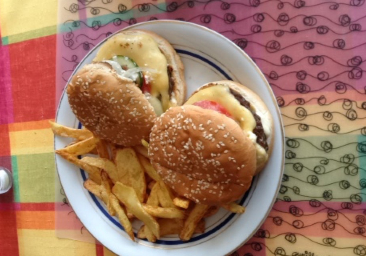 Burgery wołowe foto