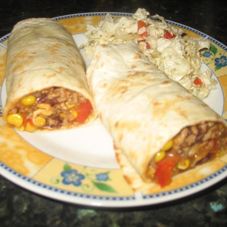 Krok 11 - Burito w tortilli foto