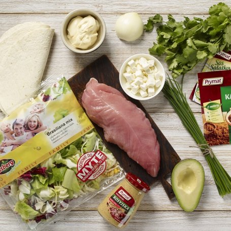 Krok 1 - Buritto z indykiem foto