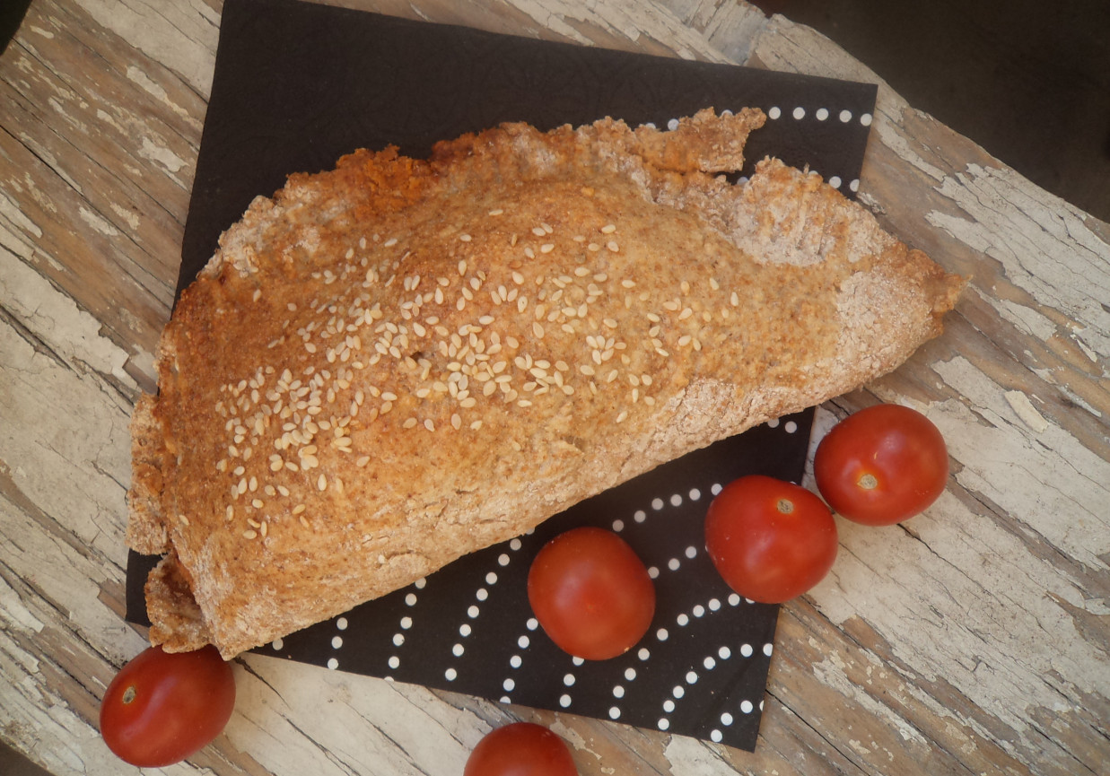 Calzone z kurczakiem i mieszanką meksykańska :) foto