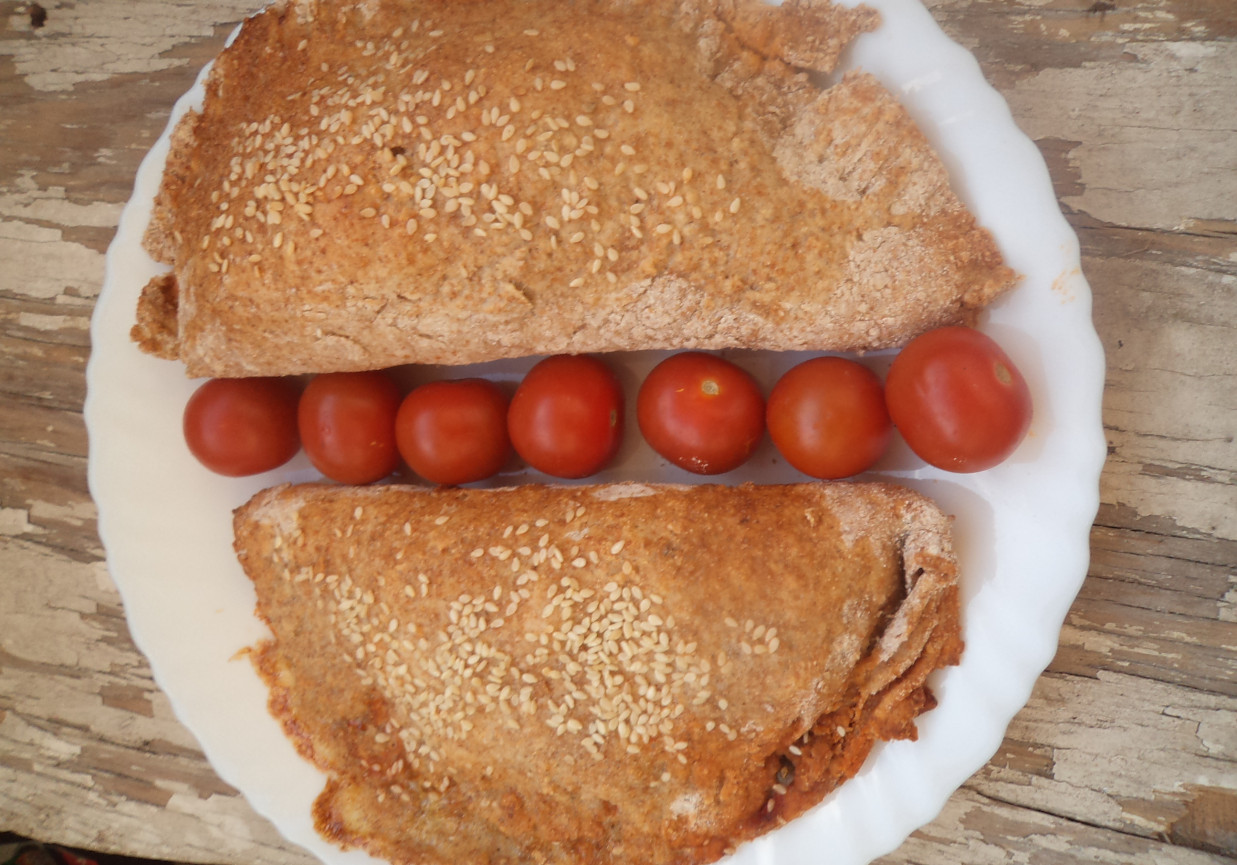 Calzone z kurczakiem i mieszanką meksykańska :) foto