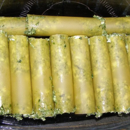 Krok 4 - cannelloni szpinakowo-twarogowe... foto