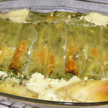 Krok 5 - cannelloni szpinakowo-twarogowe... foto