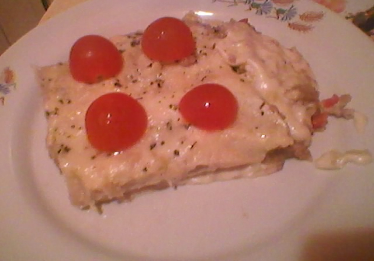Cannelloni w sosie porowym foto