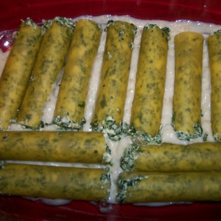 Krok 5 - Cannelloni z fetą i szpinakiem wg Zub3ra foto