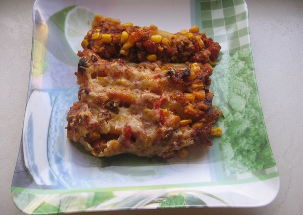 Fotografia przedstawiająca Cannelloni z mięsem mielonym