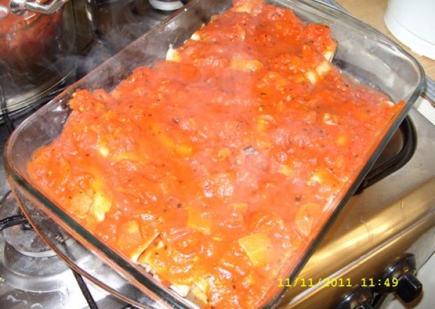 Fotografia przedstawiająca Cannelloni z mięsem