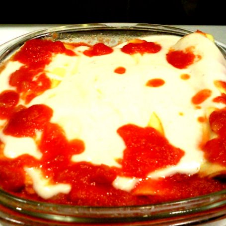 Krok 4 - Cannelloni z ricottą i  szpinakiem w pomidorach foto