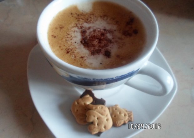 Fotografia przedstawiająca Cappuccino z czekoladą
