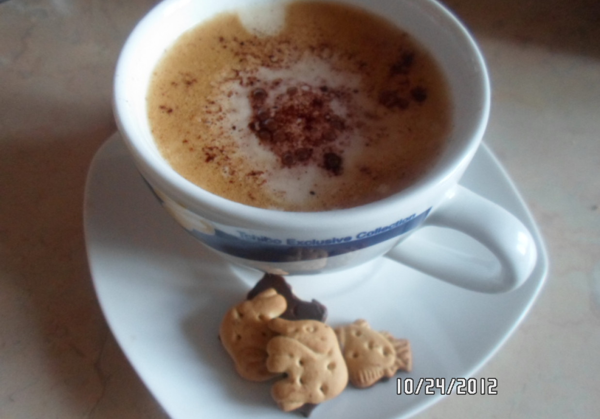 Cappuccino z czekoladą foto