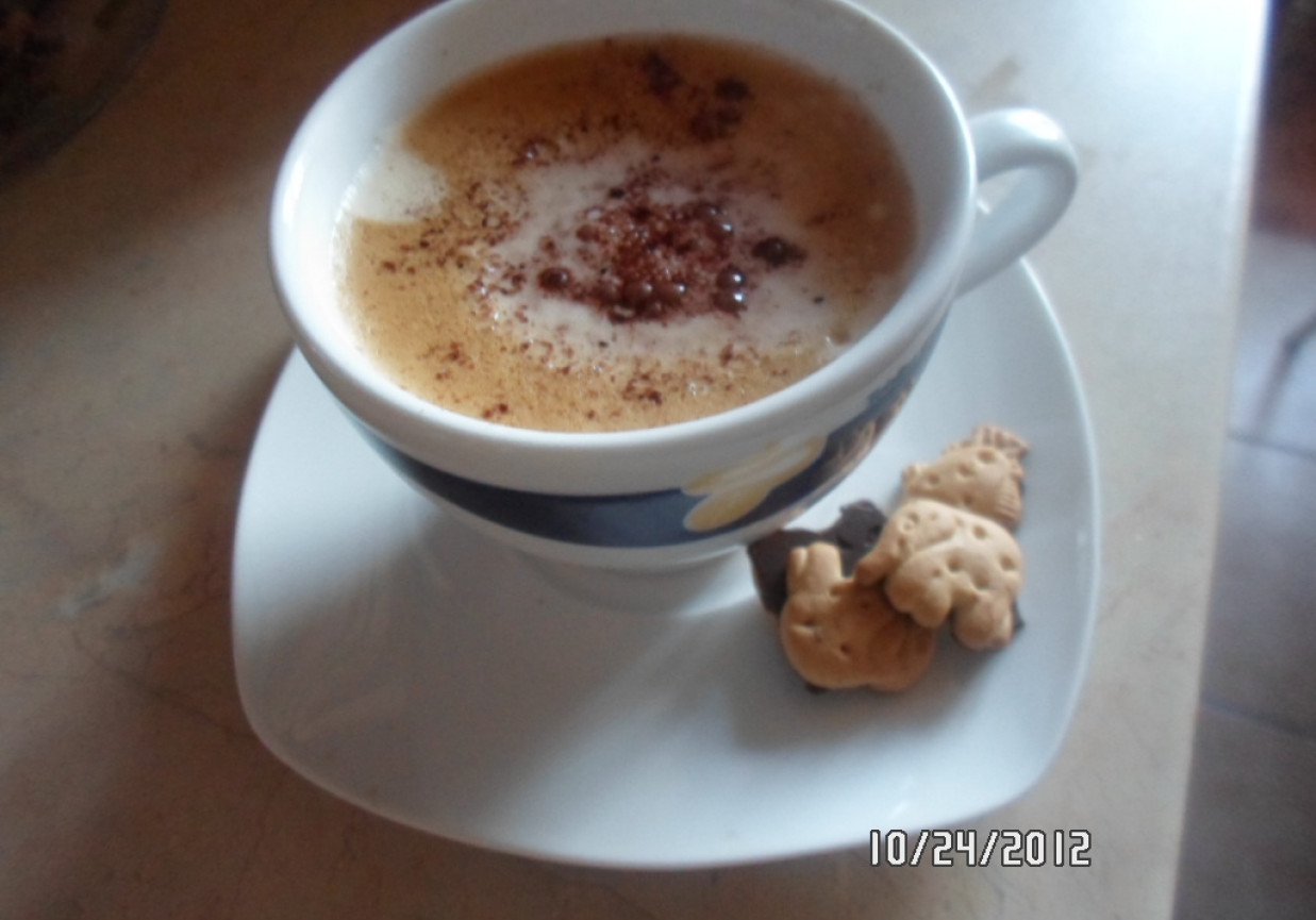 Cappuccino z czekoladą foto