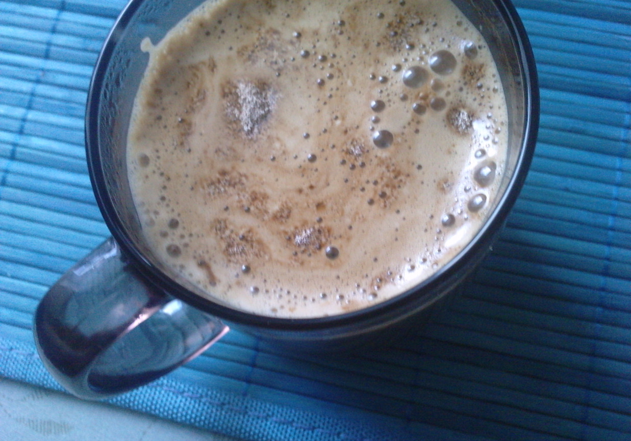 Cappuccino z rumem foto
