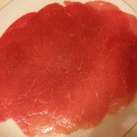 Krok 1 - Carpaccio wołowe z pomidorami foto