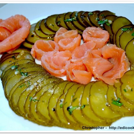 Krok 6 - Carpaccio z ogórka. foto