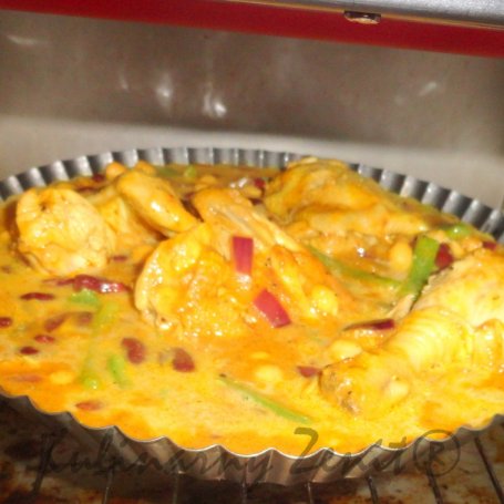 Krok 2 - Casserole curry z ciecierzycą i czerwoną fasolką foto