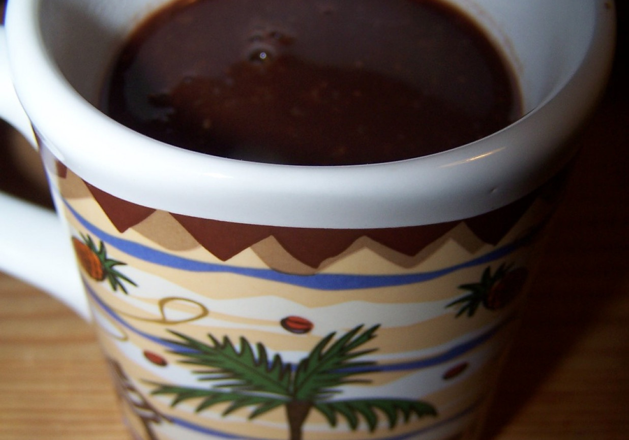 Champurrado (tradycyjna czekolada meksykańska do picia) foto