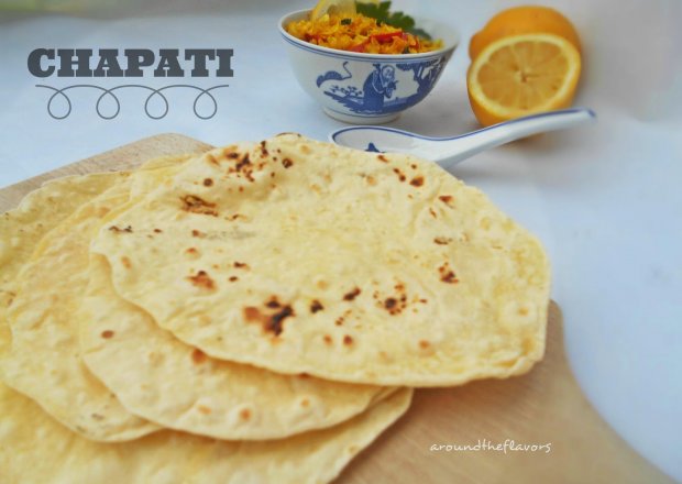 Fotografia przedstawiająca Chapati,chlebek indyjski