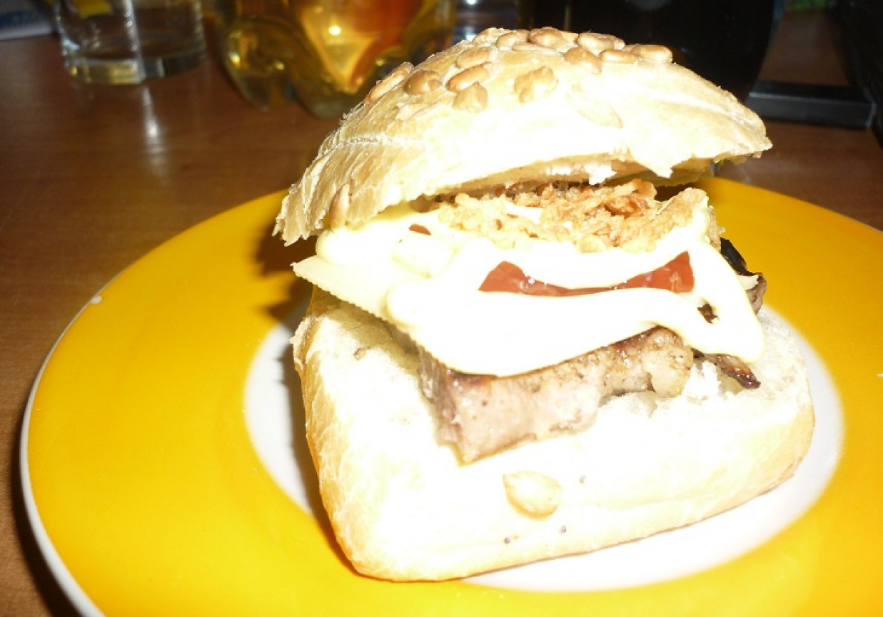 Cheesburger domowy foto
