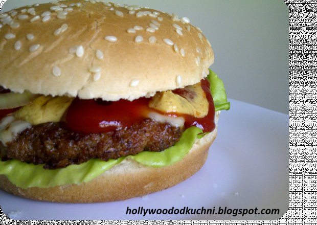 Fotografia przedstawiająca Cheeseburger z Big Kahuna Burger