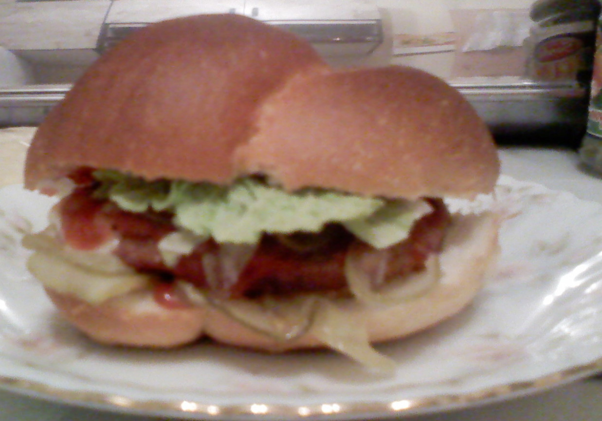 Chickenburger na szybko foto