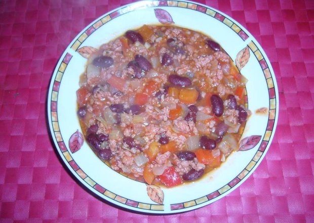 Fotografia przedstawiająca Chili con carne.