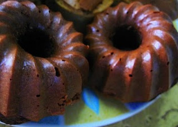 Fotografia przedstawiająca Chilli-czekoladowe babeczki Dukanowe