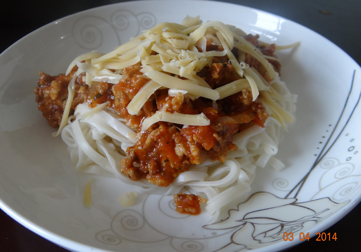 Chińskie spaghetii foto