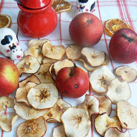 Krok 3 - Chipsy z jabłek czerwonych foto