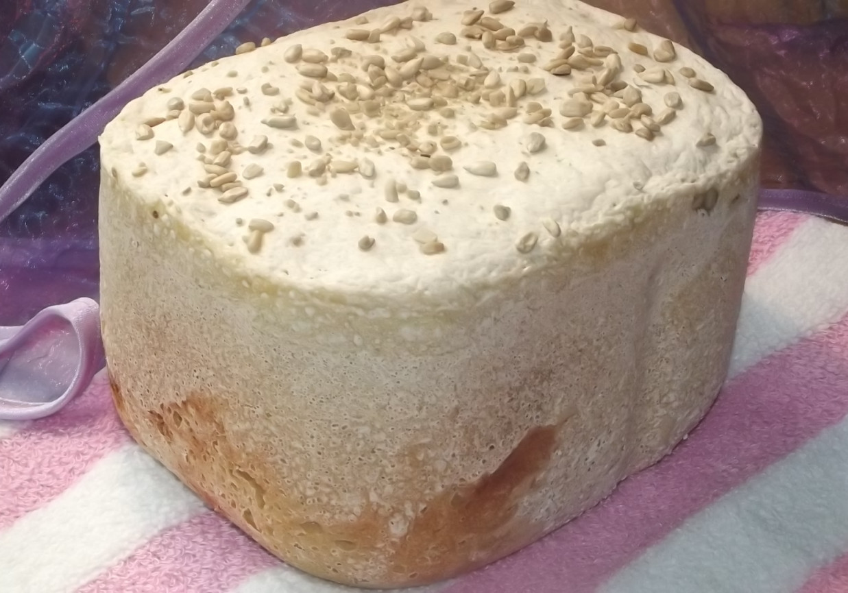 Chleb biały z wypiekacza foto