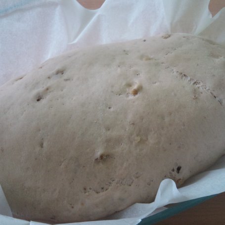 Krok 6 - Chleb drożdżowy z mąką amarantusową i orzechami foto
