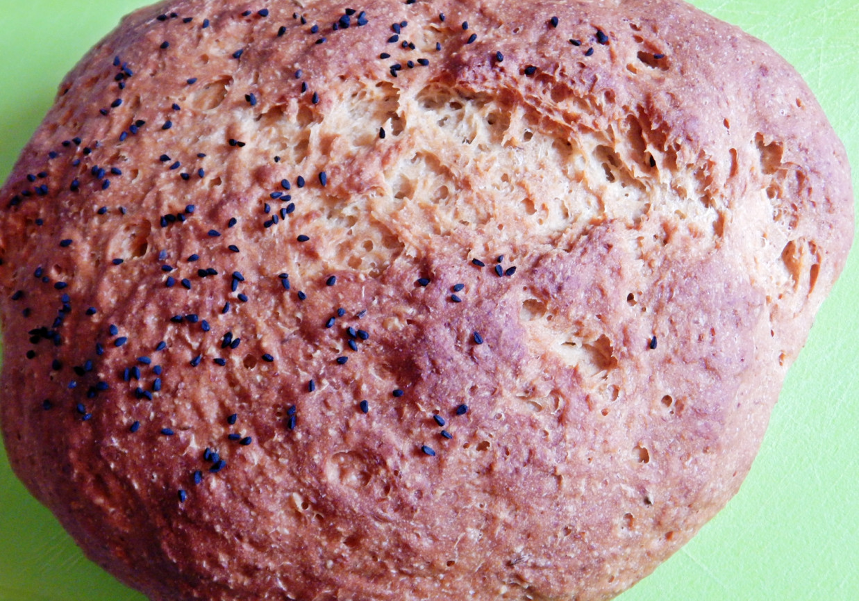 Chleb grecki na zakwasie (Pan de Horiadaki) foto