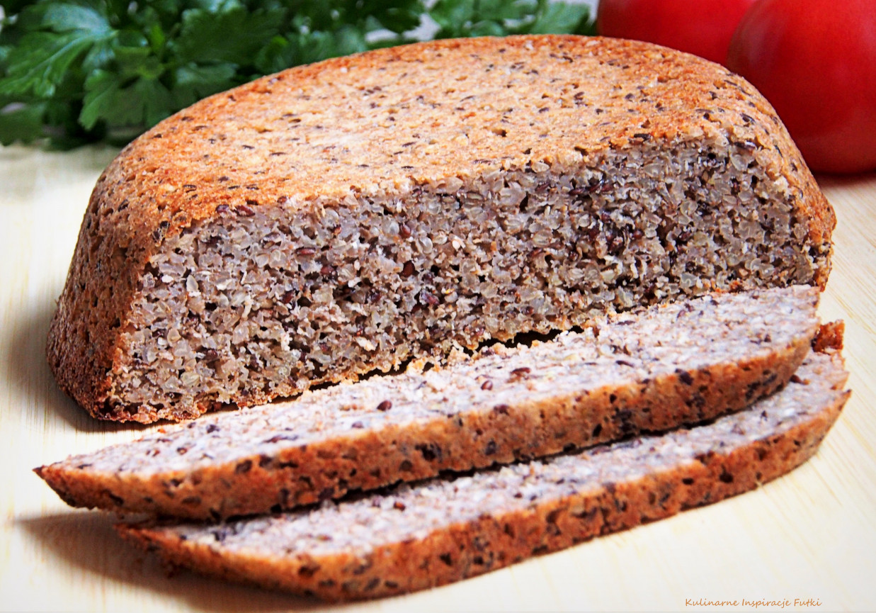 Chleb gryczany z siemieniem lnianym DoradcaSmaku.pl