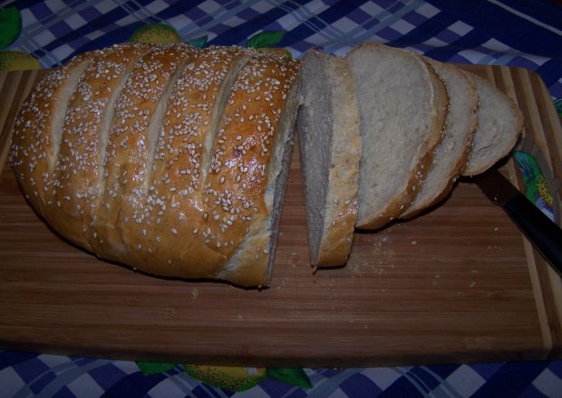 Chleb, który smakiem nadrabia czas na jego oczekiwanie :) foto