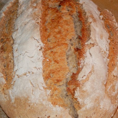 Krok 8 - Chleb mieszany na zakwasie - z miodem i mąką owsianą foto