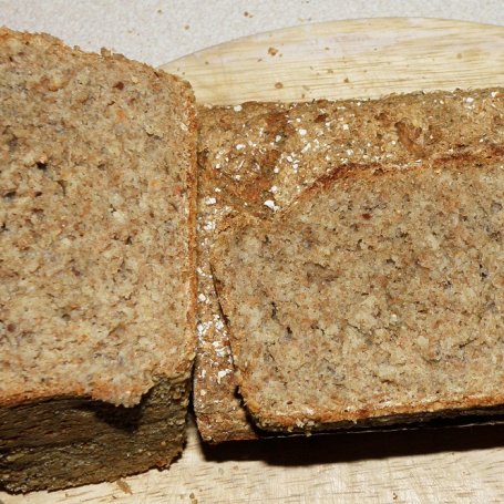 Krok 9 - Chleb mieszany z lnem i płatkami owsianymi - na drożdżach foto