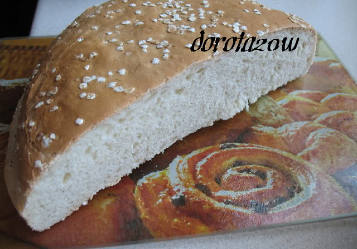 Chleb na serwatce z płatkami jęczmiennymi foto