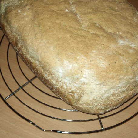Krok 5 - Chleb na zakwasie z prażonymi płatkami owsianymi foto