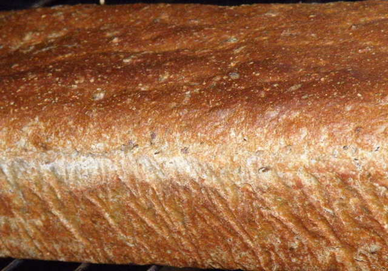 Chleb orkiszowy z koperkiem i lnem - na ogórkowym kwasie foto