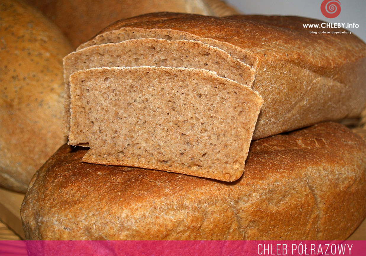 Chleb półrazowy foto