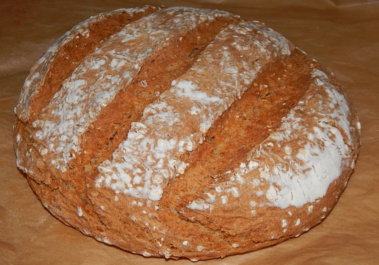 Chleb pszenno-owsiany z kefirem - na drożdżach foto