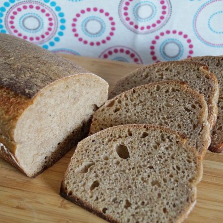 Krok 5 - Chleb pszenny z miodem i lawendą, na zakwasie foto