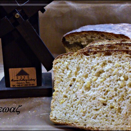 Krok 3 - Chleb pszenny z płatkami kukurydzianymi foto
