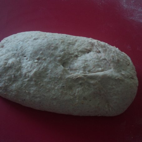 Krok 3 - Chleb pszenny z prażonymi płatkami owsianymi foto