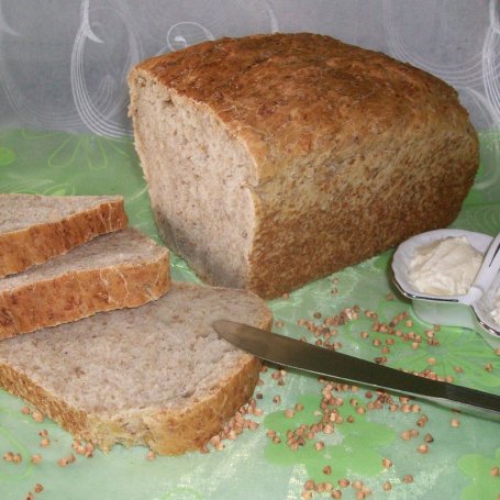Krok 3 - Chleb z  dodatkiem kaszy gryczanej foto
