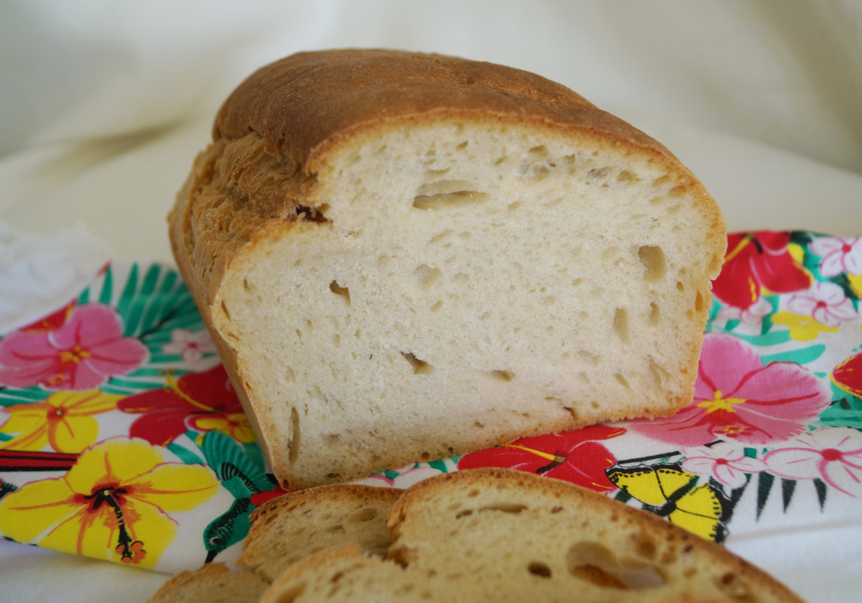 Chleb z mąką kukurydzianą na poolish foto