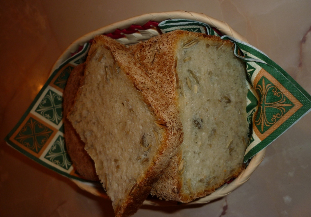 Chleb z nasionami dyni foto