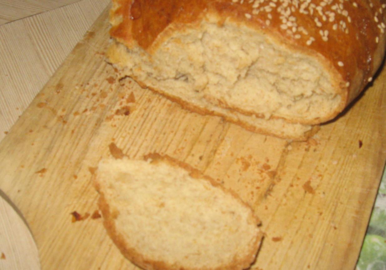 Chleb z sezamem foto